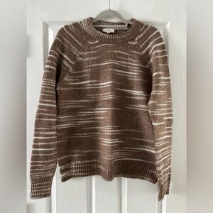 LOFT Outlet Marled Striped Sweater